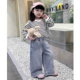 【aimoha KIDS】ワイドデニムパンツ | aimoha kids | 詳細画像2