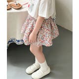 【aimoha-KIDS-】フラワーガーデン フレアショートパンツ (SS) | aimoha kids | 詳細画像18