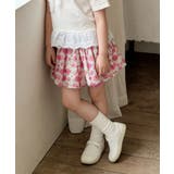 【aimoha-KIDS-】フラワーガーデン フレアショートパンツ (SS) | aimoha kids | 詳細画像19