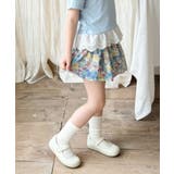 【aimoha-KIDS-】フラワーガーデン フレアショートパンツ (SS) | aimoha kids | 詳細画像8
