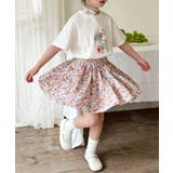 【aimoha-KIDS-】フラワーガーデン フレアショートパンツ (SS) | aimoha kids | 詳細画像17