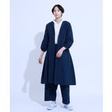 NAVY | 2way袖バルーンフロントボタンワンピース ワンピース レディース | aimoha 