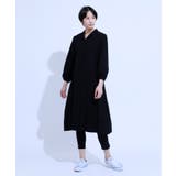 BLACK | 2way袖バルーンフロントボタンワンピース ワンピース レディース | aimoha 