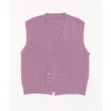 Vネックニットジャカードベスト 韓国ファッション ツイードジャケット | aimoha | 詳細画像21