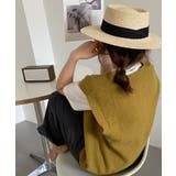 Vネックニットジャカードベスト 韓国ファッション ツイードジャケット | aimoha | 詳細画像3