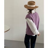 Vネックニットジャカードベスト 韓国ファッション ツイードジャケット | aimoha | 詳細画像20