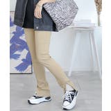 ベージュ | aimoha ハイウエスト ストレッチ美脚スキニーレギンスパンツ | aimoha