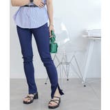 ダークネイビー | aimoha ハイウエスト ストレッチ美脚スキニーレギンスパンツ | aimoha