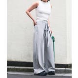 aimohaオリジナル2WAYタック入りハイウエストワイド | aimoha | 詳細画像4