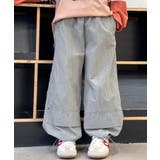 グレー | 【Aimoha KIDS】ストリートワイドキッズパンツ | aimoha kids