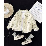 【aimoha KIDS】キッズ総柄カジュアルシャツ | aimoha kids | 詳細画像1