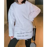 【aimoha KIDS】ヴィンテージカジュアルダメージロングTシャツ | aimoha kids | 詳細画像1