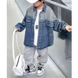 【aimoha KIDS】デニムキッズシャツ | aimoha kids | 詳細画像4