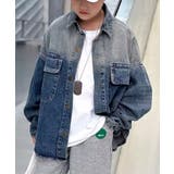 ブルー | 【aimoha KIDS】デニムキッズシャツ | aimoha kids