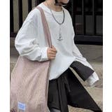 【aimoha KIDS】シンプルミニプリントロングスリーブTシャツ | aimoha kids | 詳細画像1