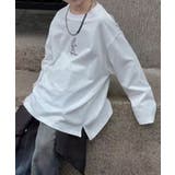 【aimoha KIDS】シンプルミニプリントロングスリーブTシャツ | aimoha kids | 詳細画像3