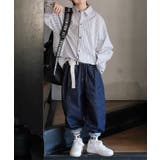 【aimoha KIDS】キッズフラップポケット付きストライプシャツ | aimoha kids | 詳細画像7