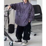 パープル | 【aimoha KIDS】キッズユーティリティシャツ | aimoha kids