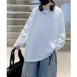 【aimoha KIDS】カジュアルロングスリーブロゴTシャツ | aimoha kids | 詳細画像1