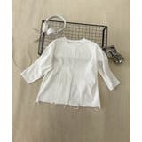 【aimoha KIDS】ロングスリーブキッズダメージTシャツ | aimoha kids | 詳細画像1