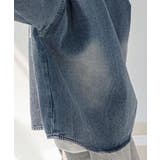 【aimoha KIDS】ウォッシュ加工デニムシャツ | aimoha kids | 詳細画像8