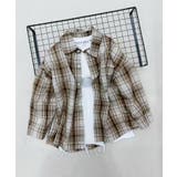 ブラウン | 【aimoha KIDS】キッズクラシックチェックシャツ | aimoha kids