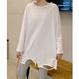 【aimoha KIDS】カットロング長袖Tシャツ | aimoha kids | 詳細画像5