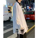 【aimoha KIDS】ダメージ加工ロングスリーブTシャツ | aimoha kids | 詳細画像6