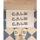 ホワイト1 | 英文字ラグマット | aimoha 