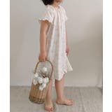 【aimoha-KIDS-】フラワープリントルームワンピース | aimoha kids | 詳細画像5