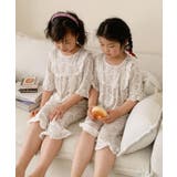 【aimoha-KIDS-】ボタニカルプリントルームウェアセット | aimoha kids | 詳細画像7