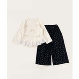 【aimoha-KIDS-】リボン付き裾フリルトップス | aimoha kids | 詳細画像5