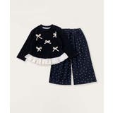 【aimoha-KIDS-】リボン付き裾フリルトップス | aimoha kids | 詳細画像6