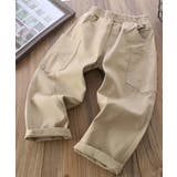 ベージュ | 【aimoha-KIDS-】カーゴパンツ ワイドパンツ | aimoha kids