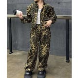 ブラウン | 【aimoha KIDS】レオパード柄セットアップ | aimoha kids