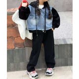 【aimoha KIDS】デニムジャケットとスウェットのセットアップ | aimoha kids | 詳細画像2