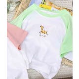 グリーン1 | 【aimoha KIDS】カジュアルプリントTシャツ21type | aimoha kids