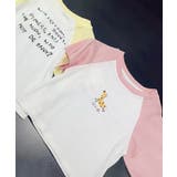 ピンク1 | 【aimoha KIDS】カジュアルプリントTシャツ21type | aimoha kids