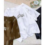 ホワイト1 | 【aimoha KIDS】カジュアルプリントTシャツ21type | aimoha kids