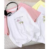 ピンク2 | 【aimoha KIDS】カジュアルプリントTシャツ21type | aimoha kids