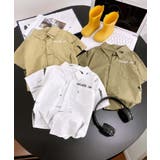【aimoha KIDS】デザインプリントキッズシャツ | aimoha kids | 詳細画像1 