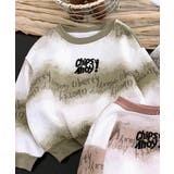 カーキ | 【aimoha KIDS】刺繍ペイントスウェット | aimoha kids