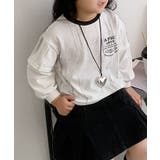 【aimoha KIDS】キッズロゴプリントレイヤードトップス | aimoha kids | 詳細画像14