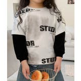【aimoha KIDS】キッズレイヤードロゴトップス | aimoha kids | 詳細画像13