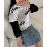 【aimoha KIDS】キッズレイヤードロゴトップス | aimoha kids | 詳細画像15