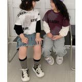 【aimoha KIDS】キッズレイヤードロゴトップス | aimoha kids | 詳細画像25