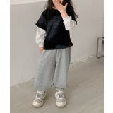 【aimoha KIDS】キッズレイヤードロゴトップス | aimoha kids | 詳細画像4