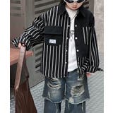 【aimoha KIDS】キッズストライプデニムシャツ | aimoha kids | 詳細画像9
