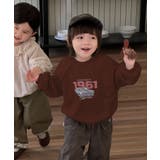 【aimoha-KIDS-】アメカジ風スウェット | aimoha kids | 詳細画像1 