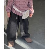 ブルー | 【aimoha-KIDS-】ゆったりデニムパンツ | aimoha kids